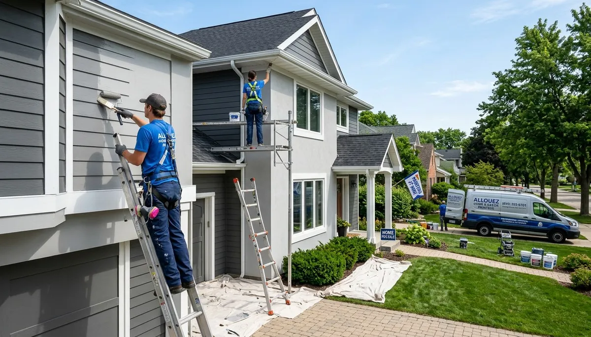 Professional house painting service in Green Bay WI by paintinggreenbaywi.com exterior painters